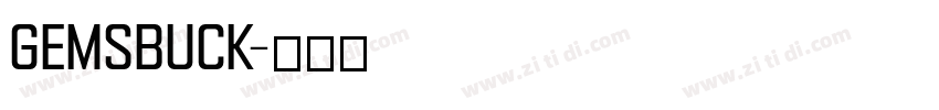Gemsbuck字体转换