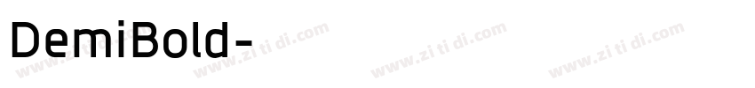 DemiBold字体转换 DemiBold字体转换
