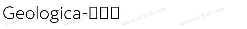 Geologica字体转换