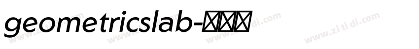 geometricslab字体转换