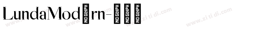 LundaModern字体转换