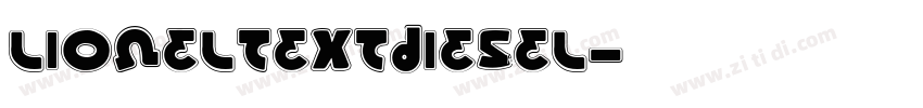 LionelTextDiesel字体转换