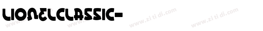 LionelClassic字体转换