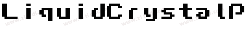 LiquidCrystalPlain字体转换