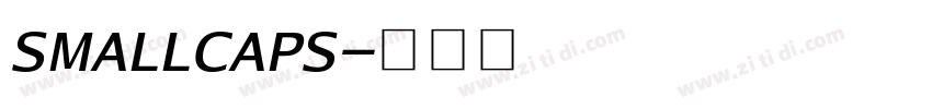 smallcaps字体转换