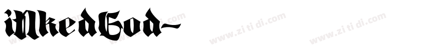 iNkedGod字体转换