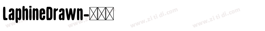 LaphineDrawn字体转换
