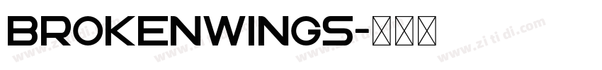 BrokenWings字体转换
