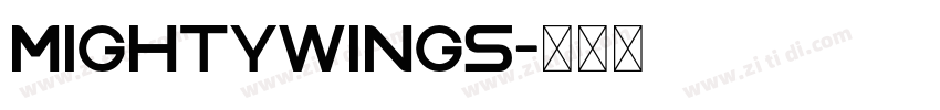 MightyWings字体转换
