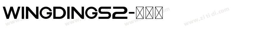 wingdings2字体转换