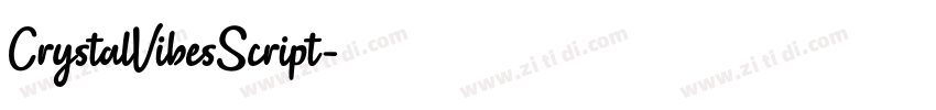 CrystalVibesScript字体转换