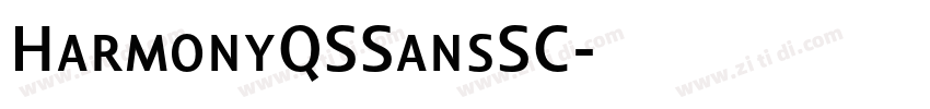 HarmonyQSSansSC字体转换