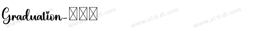 Graduation字体转换