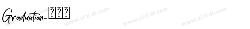 Graduation字体转换