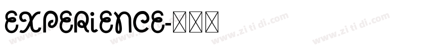 experience字体转换