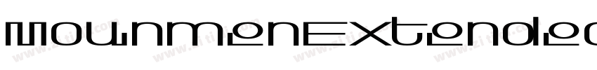 MounmenExtended字体转换