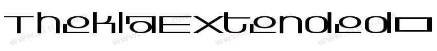 TheklaExtended字体转换