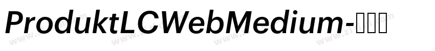 ProduktLCWebMedium字体转换