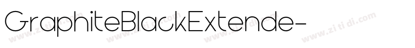 GraphiteBlackExtende字体转换