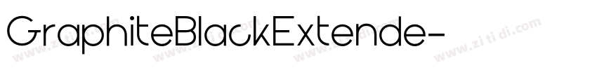 GraphiteBlackExtende字体转换