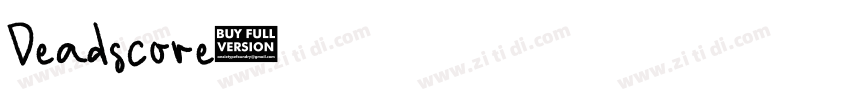 Deadscore字体转换