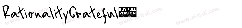 RationalityGrateful字体转换