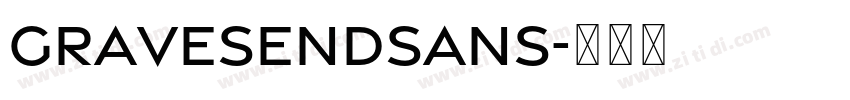 GravesendSans字体转换