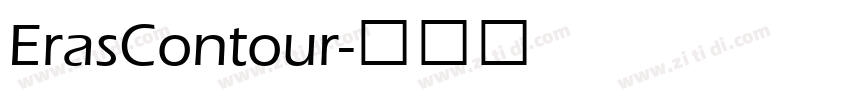 ErasContour字体转换