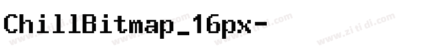 ChillBitmap_16px字体转换 ChillBitmap_16px字体转换