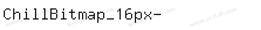 ChillBitmap_16px字体转换 ChillBitmap_16px字体转换