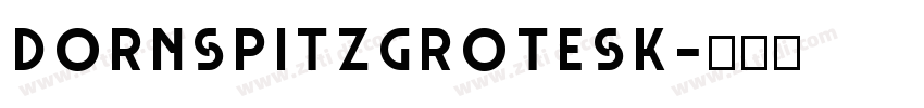 DornspitzGrotesk字体转换