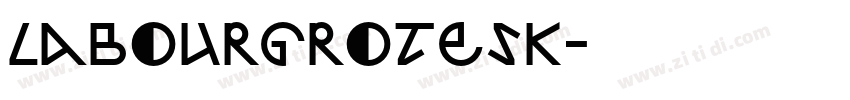 LabourGrotesk字体转换