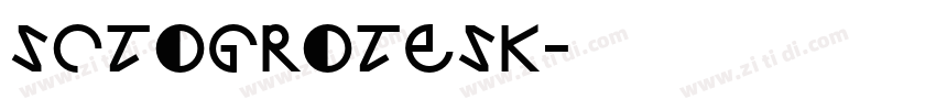 SctoGrotesk字体转换