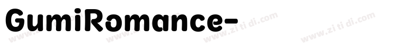 GumiRomance字体转换