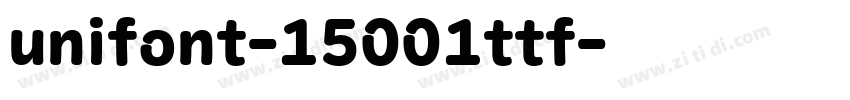 unifont-15001ttf字体转换