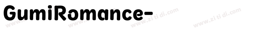 GumiRomance字体转换