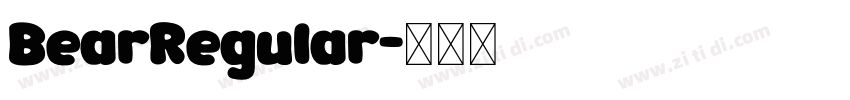 BearRegular字体转换