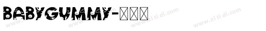 BabyGummy字体转换