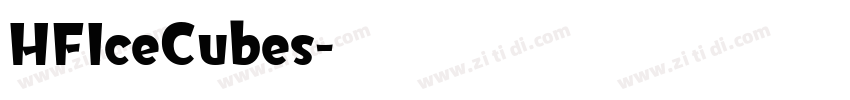 HFIceCubes字体转换