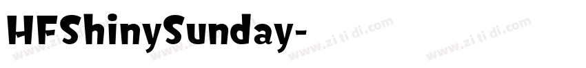 HFShinySunday字体转换