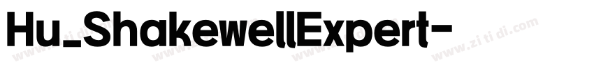 Hu_ShakewellExpert字体转换