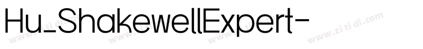 Hu_ShakewellExpert字体转换