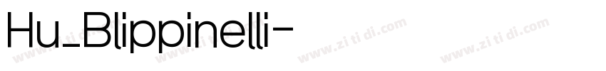 Hu_Blippinelli字体转换