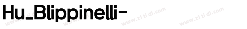 Hu_Blippinelli字体转换