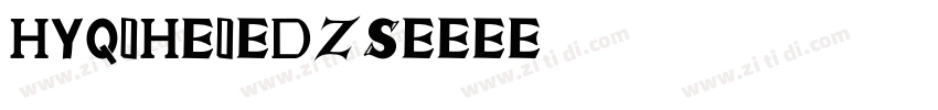 HYQiHei-DZS字体转换