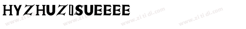 HYZhuZisu字体转换