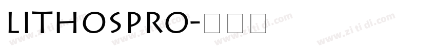 lithospro字体转换