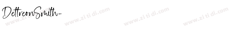 DettreonSmith字体转换