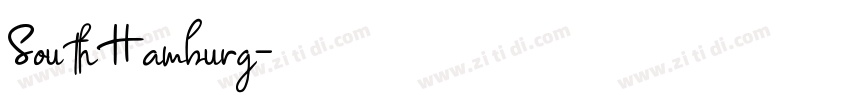 SouthHamburg字体转换