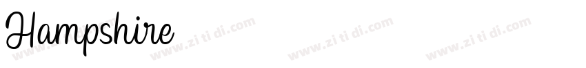 Hampshire字体转换